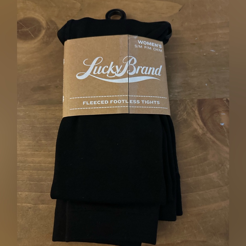 Lucky brand fleece lined legging. New.